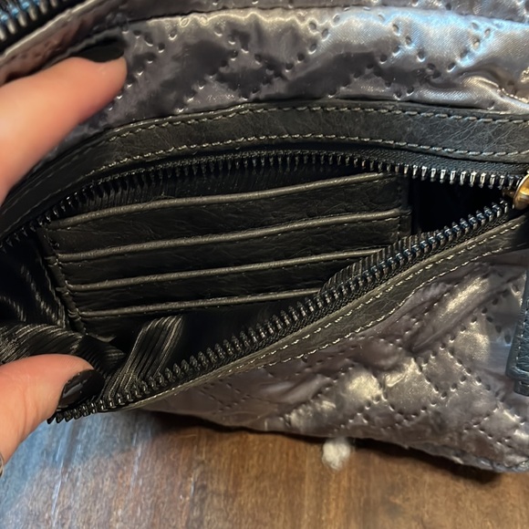 Mona B Grey Crossbody Purse - Picture 2 of 7